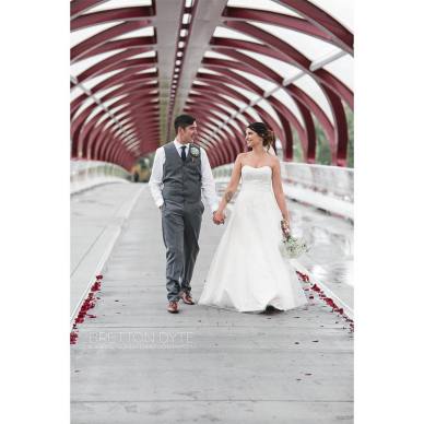 Calgary Peace Bridge Wedding