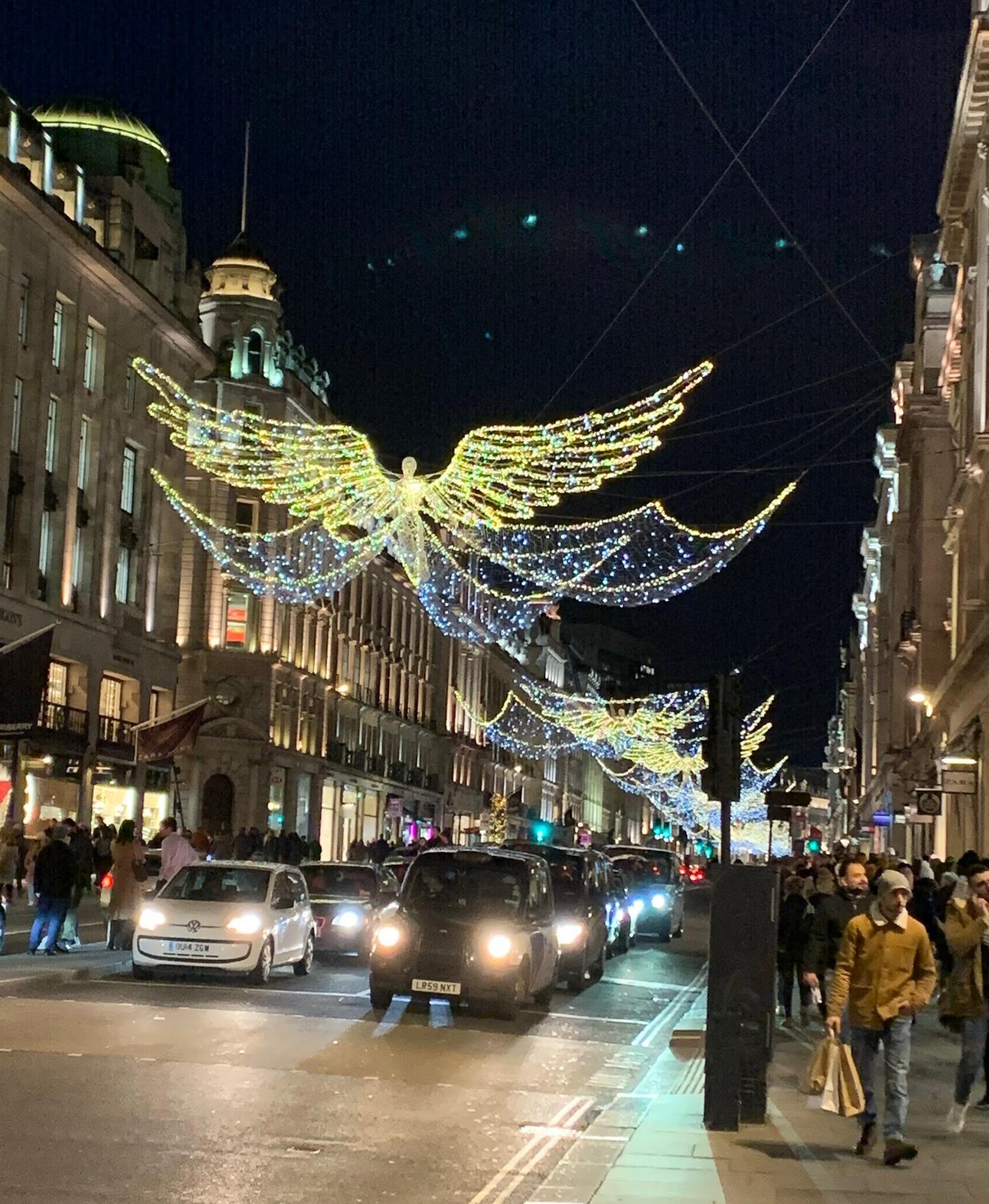 London holiday lights